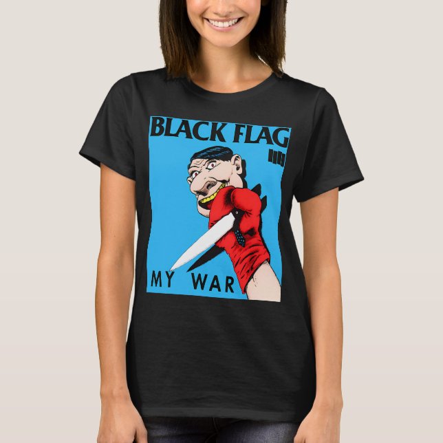 T-shirt Groupe de rock Black Flag (Devant)