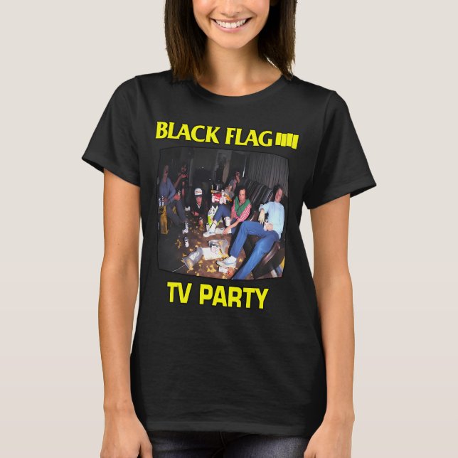 T-shirt Groupe de rock Black Flag (Devant)