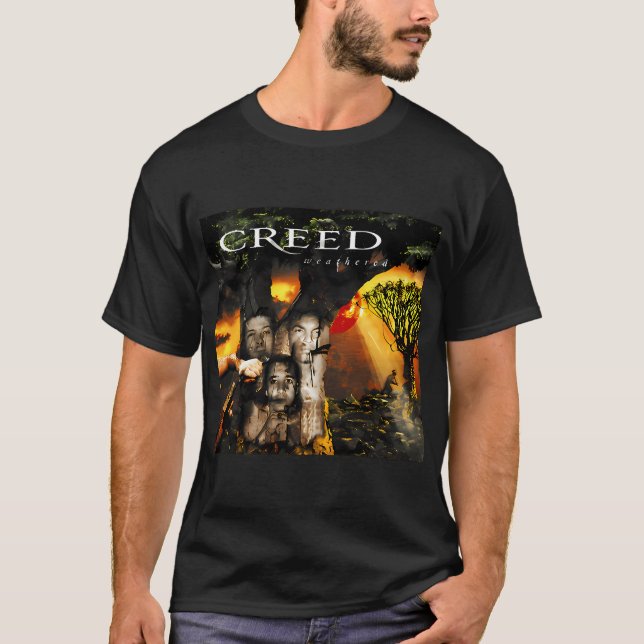 T-shirt Groupe de rock Creed (Devant)