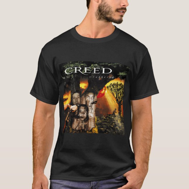 T-shirt Groupe de rock Creed (Devant)