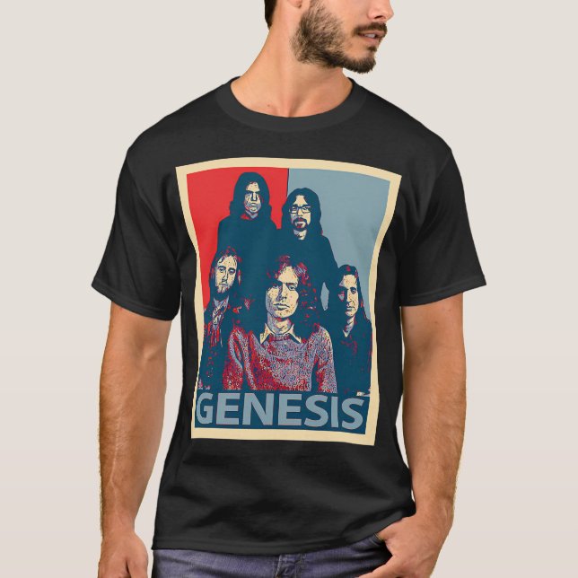 T-shirt Groupe de rock Genesis (Devant)