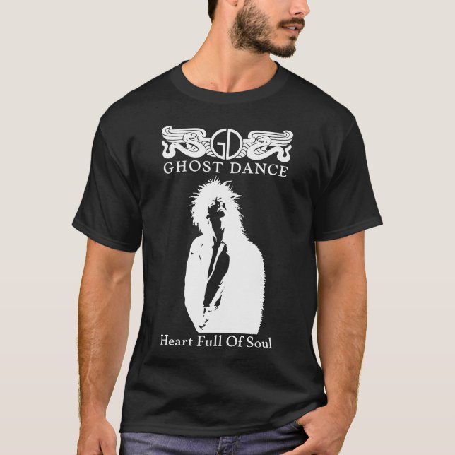 T-shirt Groupe de rock goth britannique classique Ghost da (Devant)