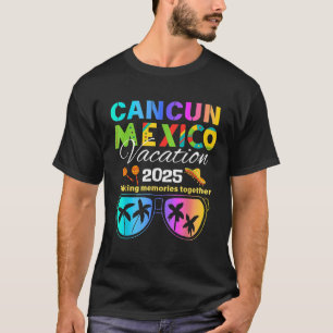 T-shirt Groupe de voyage à Cancun au Mexique sur la plage