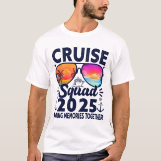 T-shirt Groupe de voyage en croisière Squad 2025 Rencontre