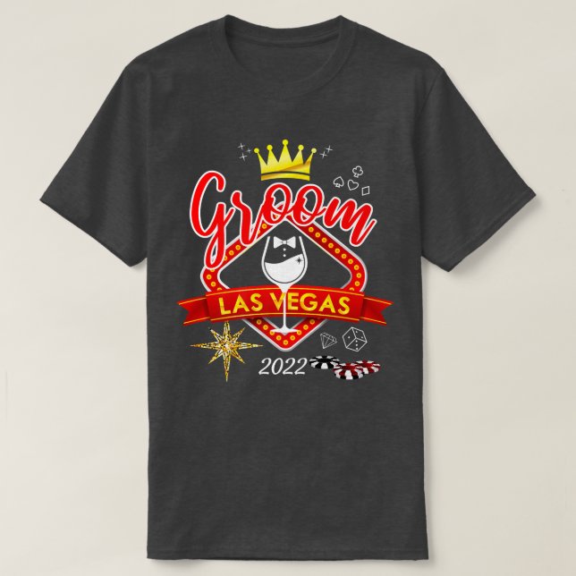 T-shirt Groupe d'enterrement de vie de garçon à Vegas Mari (Design devant)