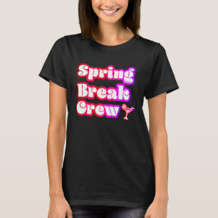 T-shirt Groupe d'équipage Spring Break