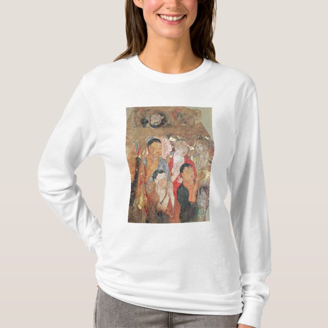 T-shirt Groupe des moines et du Bouddha (Devant)