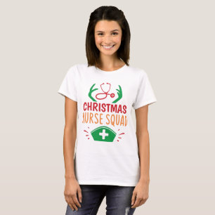 T-shirt Groupe d'infirmières de Noël