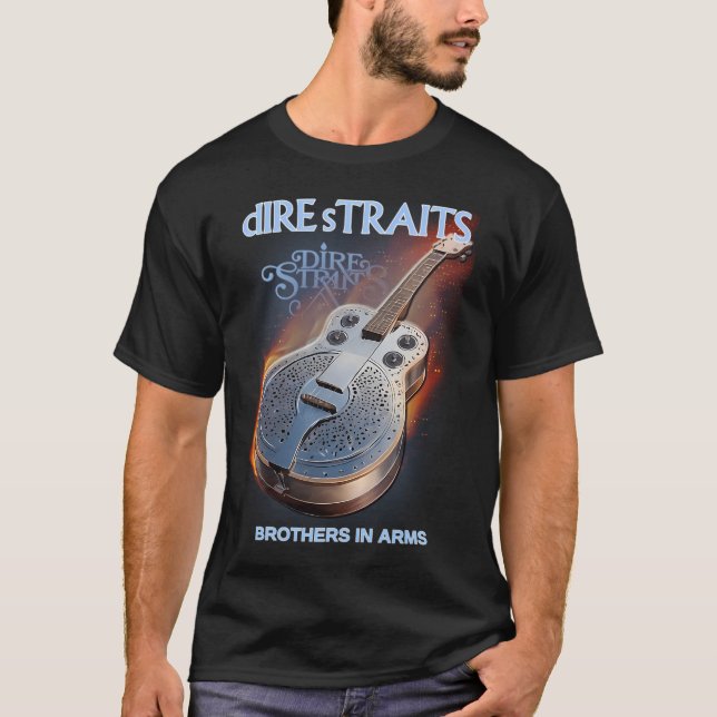 T-shirt groupe DIRE STRAITS (Devant)
