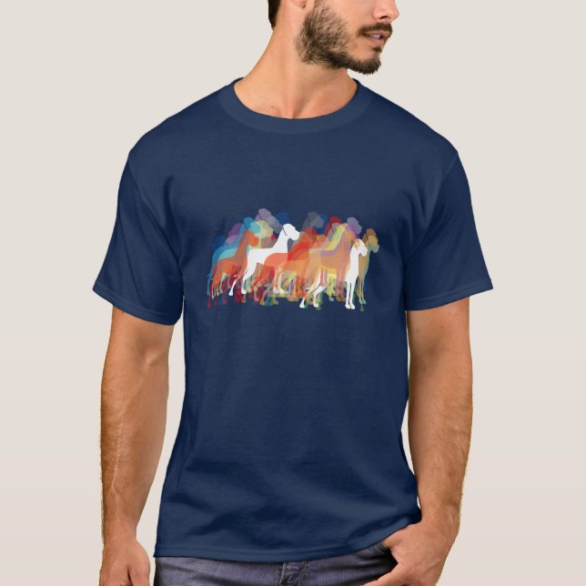 T-shirt Groupe Dogue Allemand Moderne (Devant)