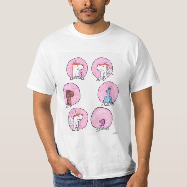 T-shirt Groupe drôle de Baxter Woiwode (Devant)