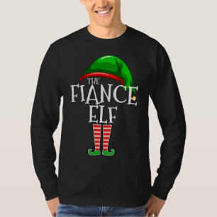 T-shirt Groupe Elf Fiance Correspondant Famille Gif de Noë