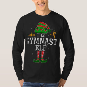 T-shirt Groupe Elf Gymnast Correspondant Famille Noël Fu