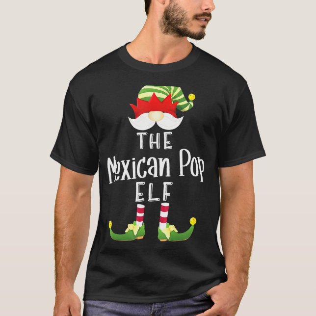 T-shirt Groupe Elf Pop Mexicain Pajama de Noël 1 (Devant)