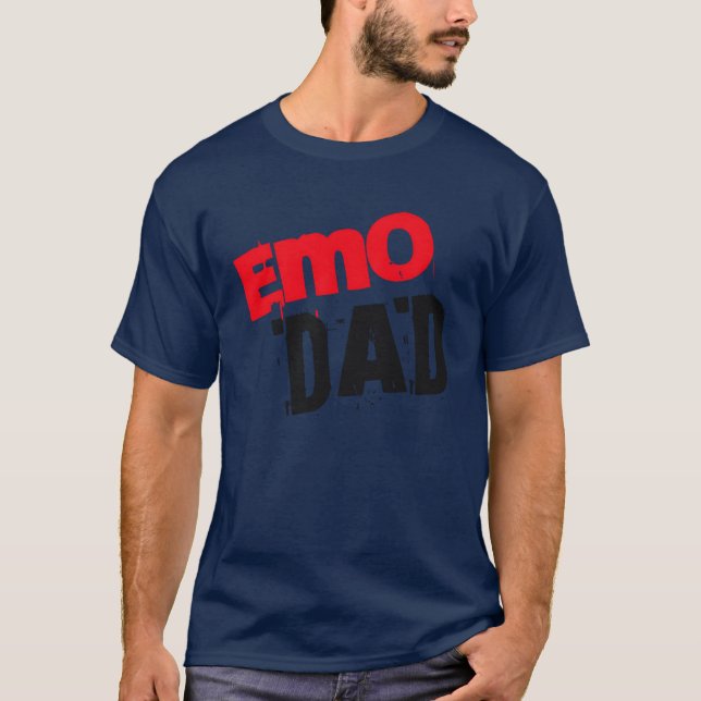 T-shirt Groupe Emo Dad pour père drôle (Devant)