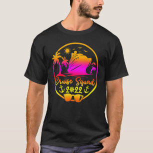 T-shirt Groupe familial avec équipe de croisière sympa d'é