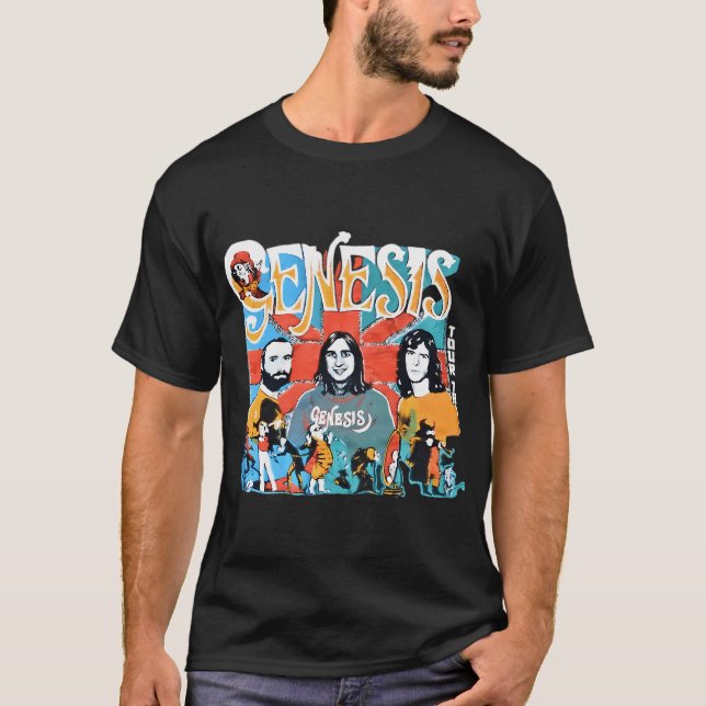T-shirt Groupe Genesis (Devant)
