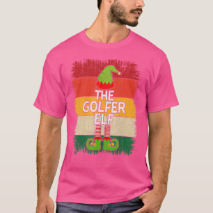 T-shirt Groupe Golfer Elf Matching Christmas Party Paja