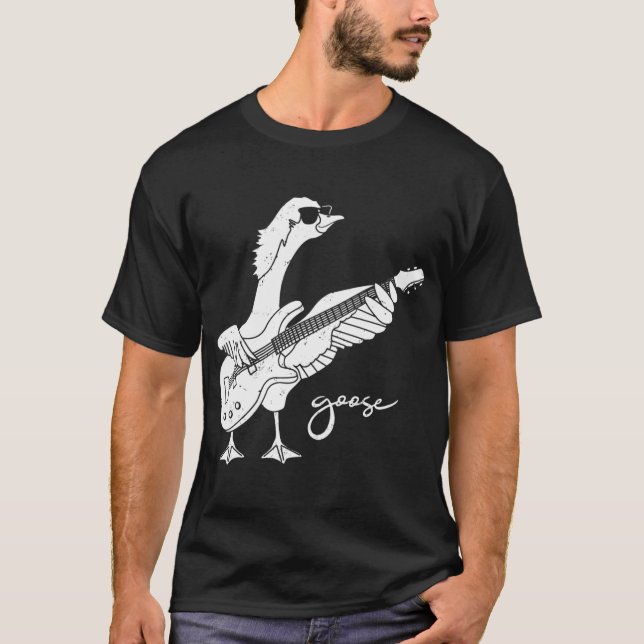 T-shirt Groupe Goose (Guitare Basse) (Devant)