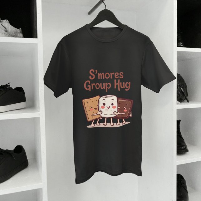 T-shirt Groupe Hug Funny Smore's Marshmallow Camping (Créateur téléchargé)