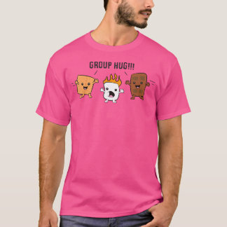 T-shirt Groupe Hug S'Mores Feu De Campagne Marshmallow Cho
