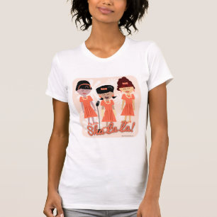 T-shirt Groupe impertinent de fille d'années '60