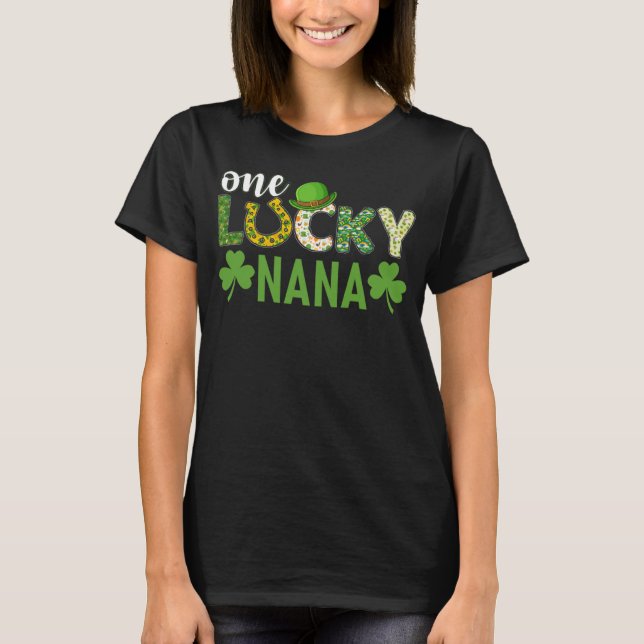 T-shirt Groupe Irlandais Correspondant Un Lucky Nana St Pa (Devant)