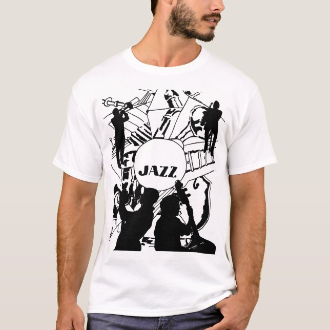 T-shirt groupe jazz (Devant)
