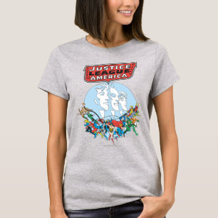 T-shirt Groupe Justice League of America