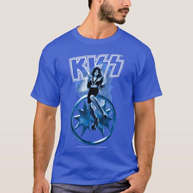 T-shirt Groupe Kiss Spaceman (Devant)