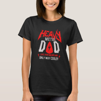 T-shirt Groupe Metal Lourd Papa Fan Music Concert Pour Pèr