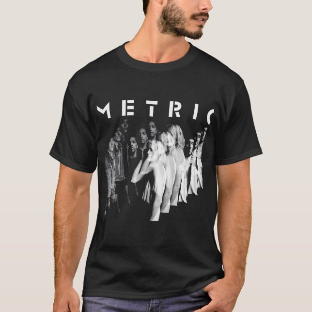 T-shirt groupe métrique     (4) (Devant)