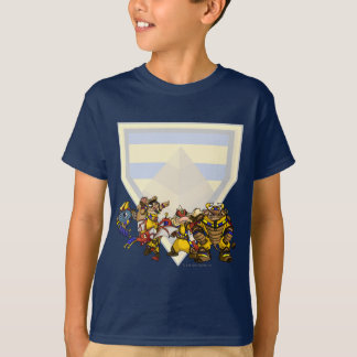 T-shirt Groupe perdu de désert d'équipe