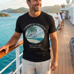T-shirt Groupe personnalisé d'embarquement pour croisière 