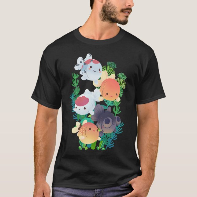 T-shirt Groupe Poisson rouge (Devant)