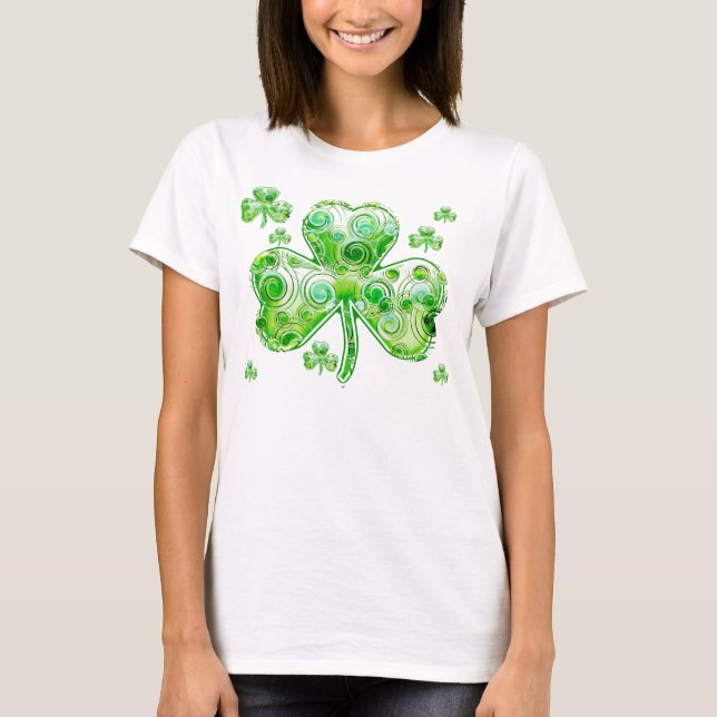 T-shirt Groupe unique et fou de Shamrocks (Devant)