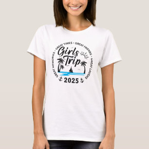 T-shirt Groupe Voyage Filles Personnalisé Correspondant Va