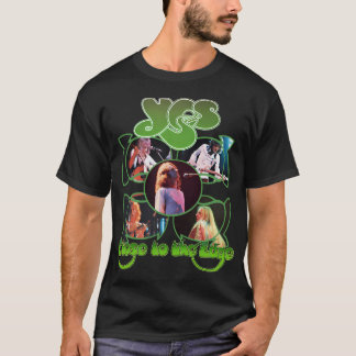 T-shirt Groupe Yess Fermé aux Bords Vintage Prog Rock De