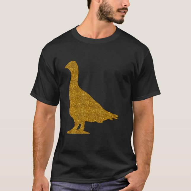 T-shirt Groupement Pour Femmes Fille Jeu Oiseau Fowl Anima (Devant)