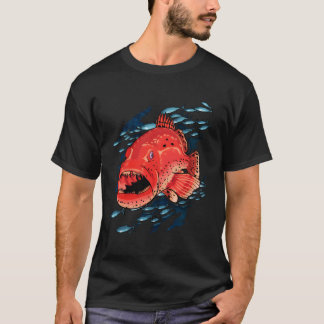 T-shirt Grouper Fish Fishing Floride SpeFishing Gift Div