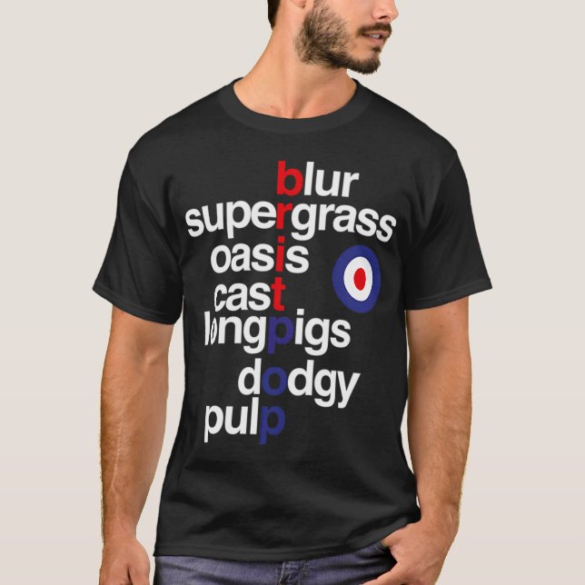T-shirt Groupes Britpop (Devant)