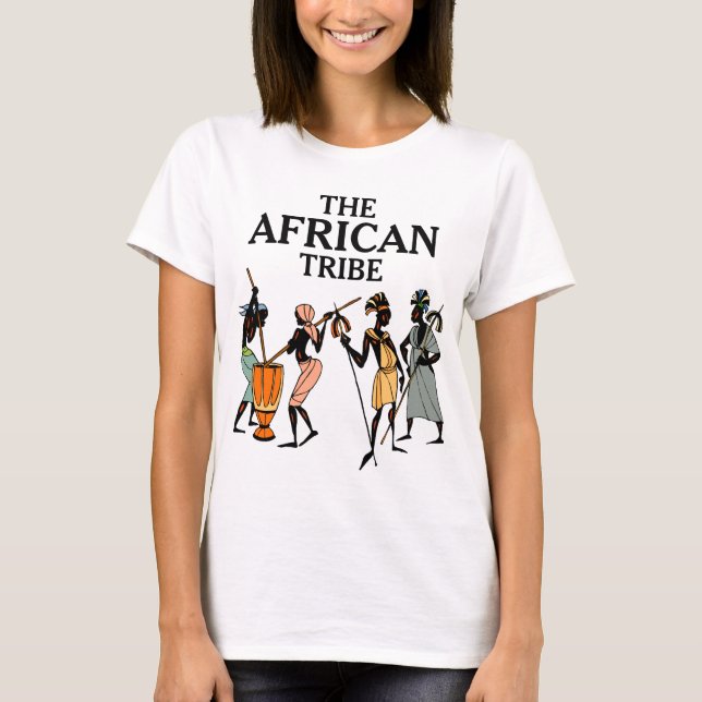 T-shirt Groupes ethniques de l'Afrique | la tribu (Devant)