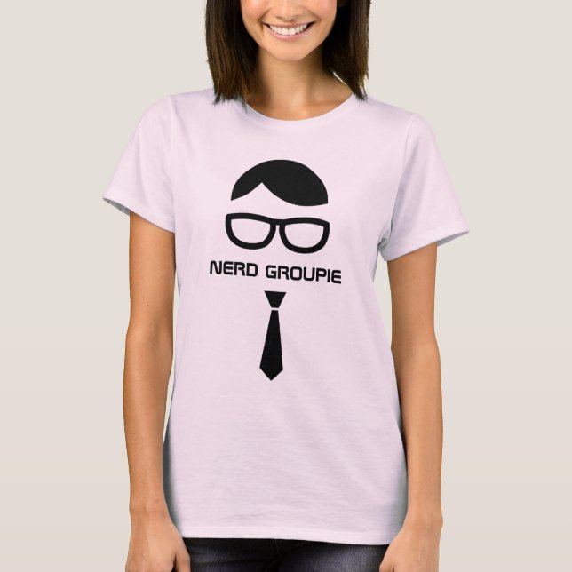 T-shirt Groupie nerd drôle (Devant)