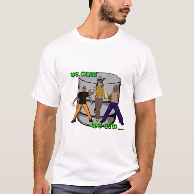 T-shirt Groupies de bière (Devant)