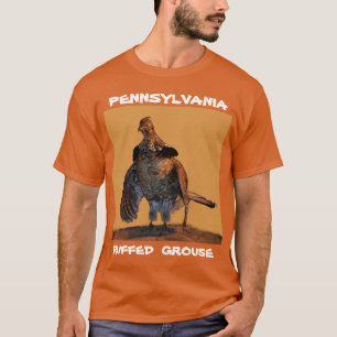 T-shirt Grouse de Ruffed (Pennsylvanie)