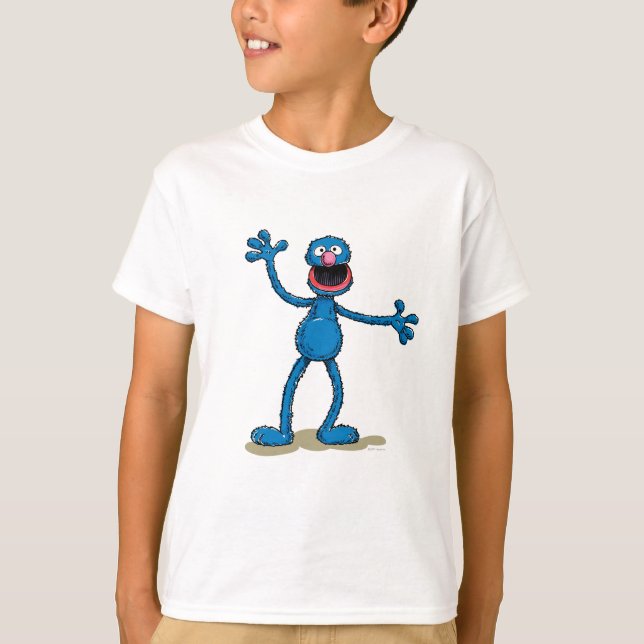 T-shirt Grover Vintage (Devant)