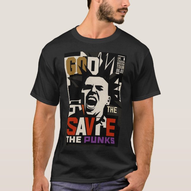 T-shirt Grow The Punks: Rebel Yell (Devant)