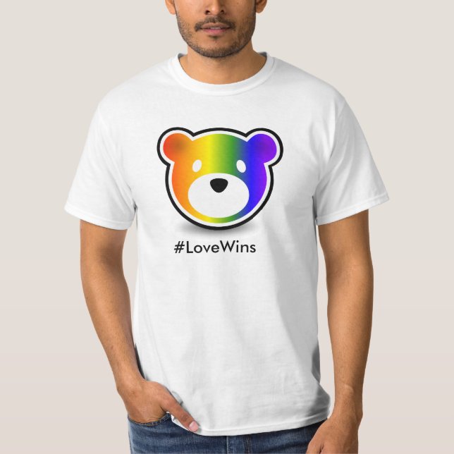 T-shirt GROWLr #LoveWins Light (Devant)