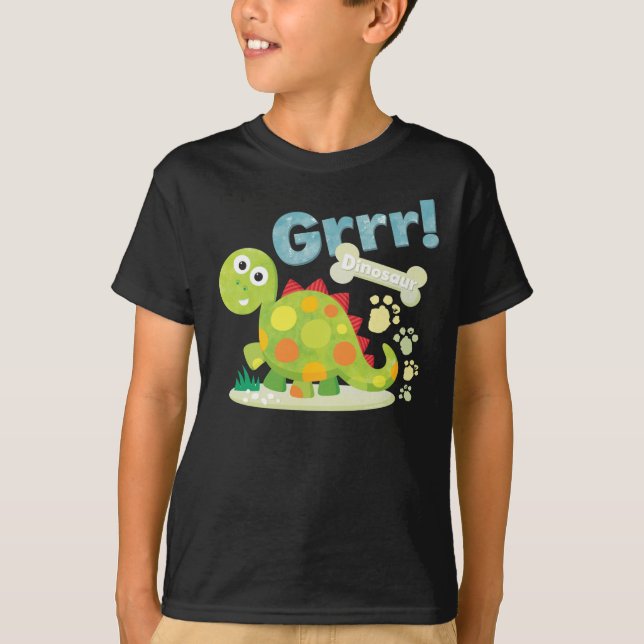 T-shirt Grrr ! Dinosaure (Devant)