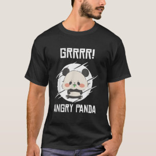 T-shirt Grrr Pandas furieux Panda sauvage Bambou